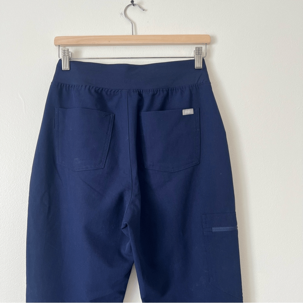 FIGS Zamora Jogger Scrub Pants Navy Blue Size Small