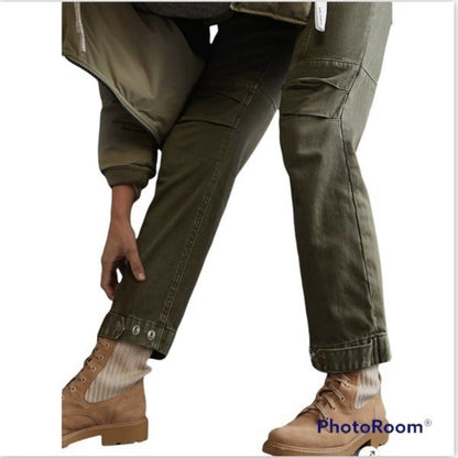 Anthropologie Blue Revival Utility Pants NEW Size 26