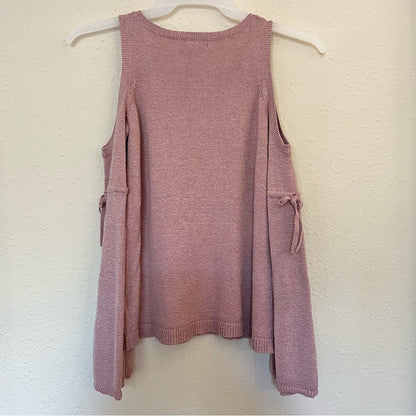 American Eagle Dusty Rose Open Shoulder Sweater Size XS