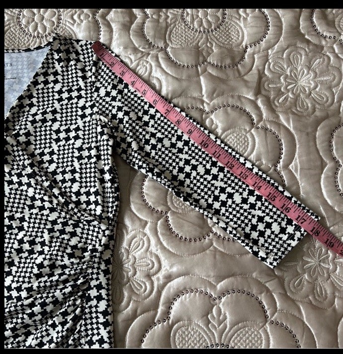 Talbots Surplice Wrap 3/4 Sleeves Blouse Top Size Small Petites