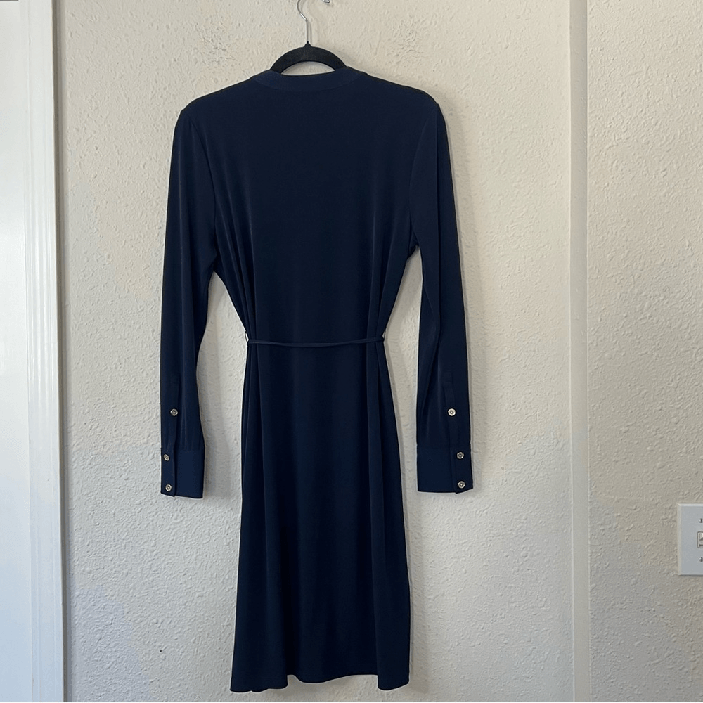 Calvin Klein Denim Belted Shirt Dress