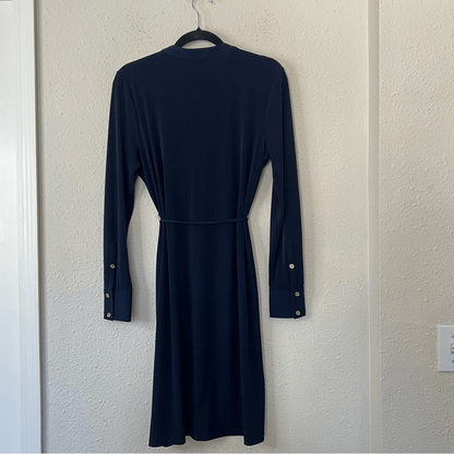 Calvin Klein Denim Belted Shirt Dress