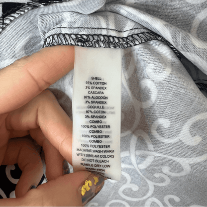 Vince Camuto Sleeveless Printed Mini Sheath Dress Size 2