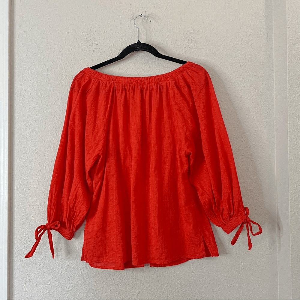 CLEOBELLA Rylan Blouse in Orange Size XS