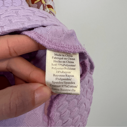 Anthropologie Porridge Puff Sleeve Pullover Top Assorted Purple Size XS