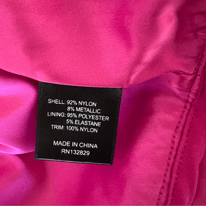 NBD Merlot Lace Blouse Top in Magenta Size Small Long Sleeve