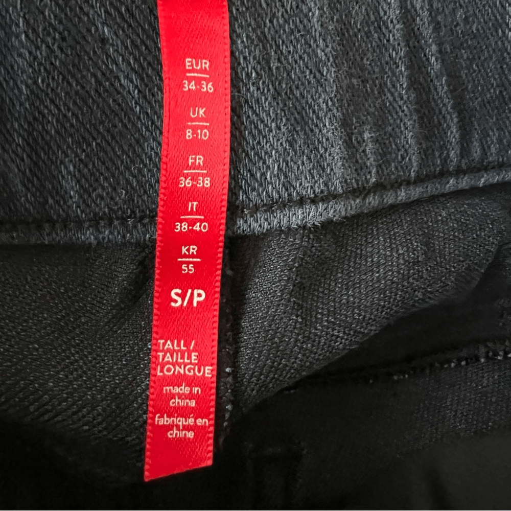 Spanx Jeanish Dark Wash Ankle Leggings Size Small