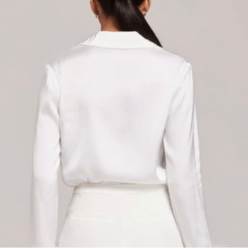 Nadine Merabi Taylor White Shirt NEW Size XXL Bridal Shower Classic