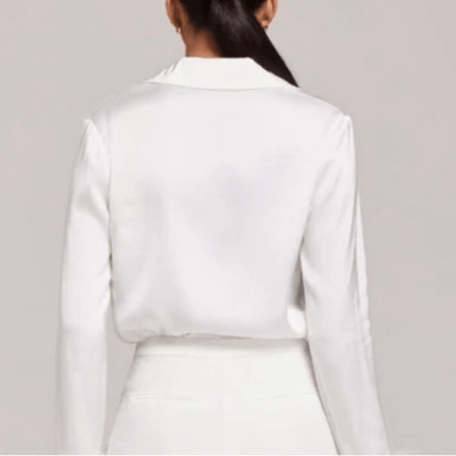 Nadine Merabi Taylor White Shirt NEW Size XXL Bridal Shower Classic