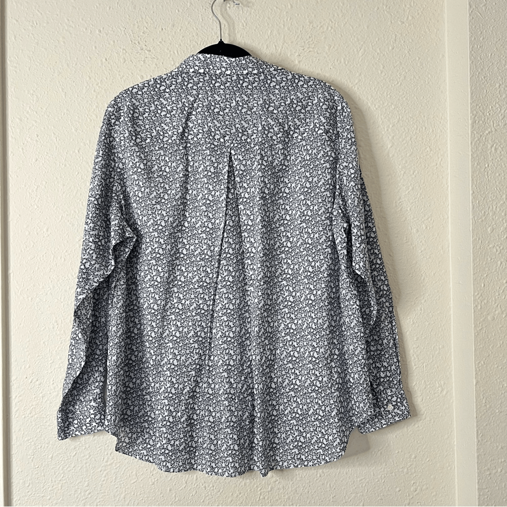 Grayson The Hero Butterfly Print Button Up Shirt Size XL