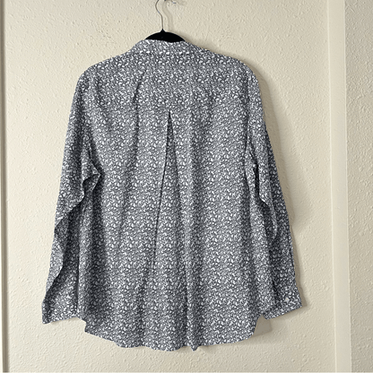 Grayson The Hero Butterfly Print Button Up Shirt Size XL