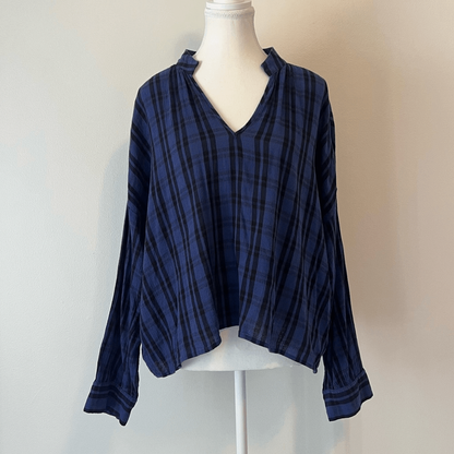 Madewell Highroad Popover Chelton Plaid Shirt Size XL