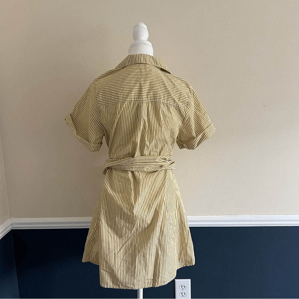 Nation LTD Nida Striped Mini Shirt Dress Size Medium
