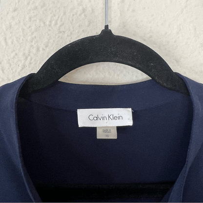 Calvin Klein Denim Belted Shirt Dress