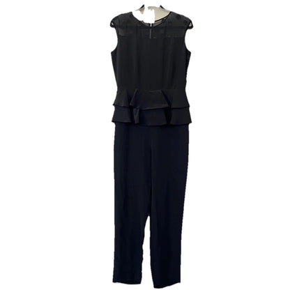 Kate Spade Mademoiselle Sleeveless Black Peplum Jumpsuit NEW Size 6