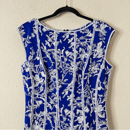 Tadashi Shoji Embroidered Neoprene Mini Dress Size Large