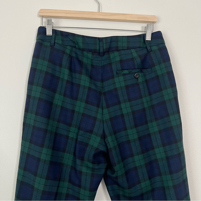 Pendleton Woolenmills Virgin Wool Plaid Trousers Dress Pants Size 8