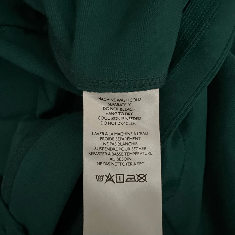 Anthropologie Flat White Flare Pants in Green NEW Size Medium