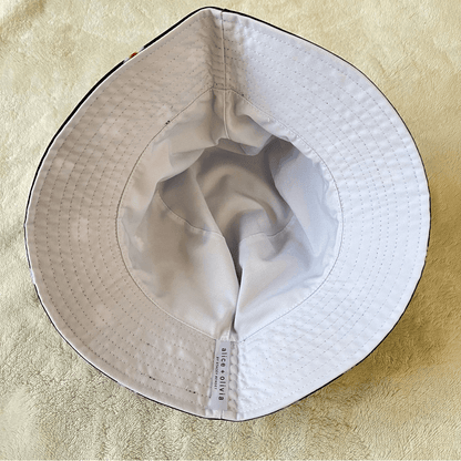 Alice + Olivia Daisy Reversible Bucket Hat NEW