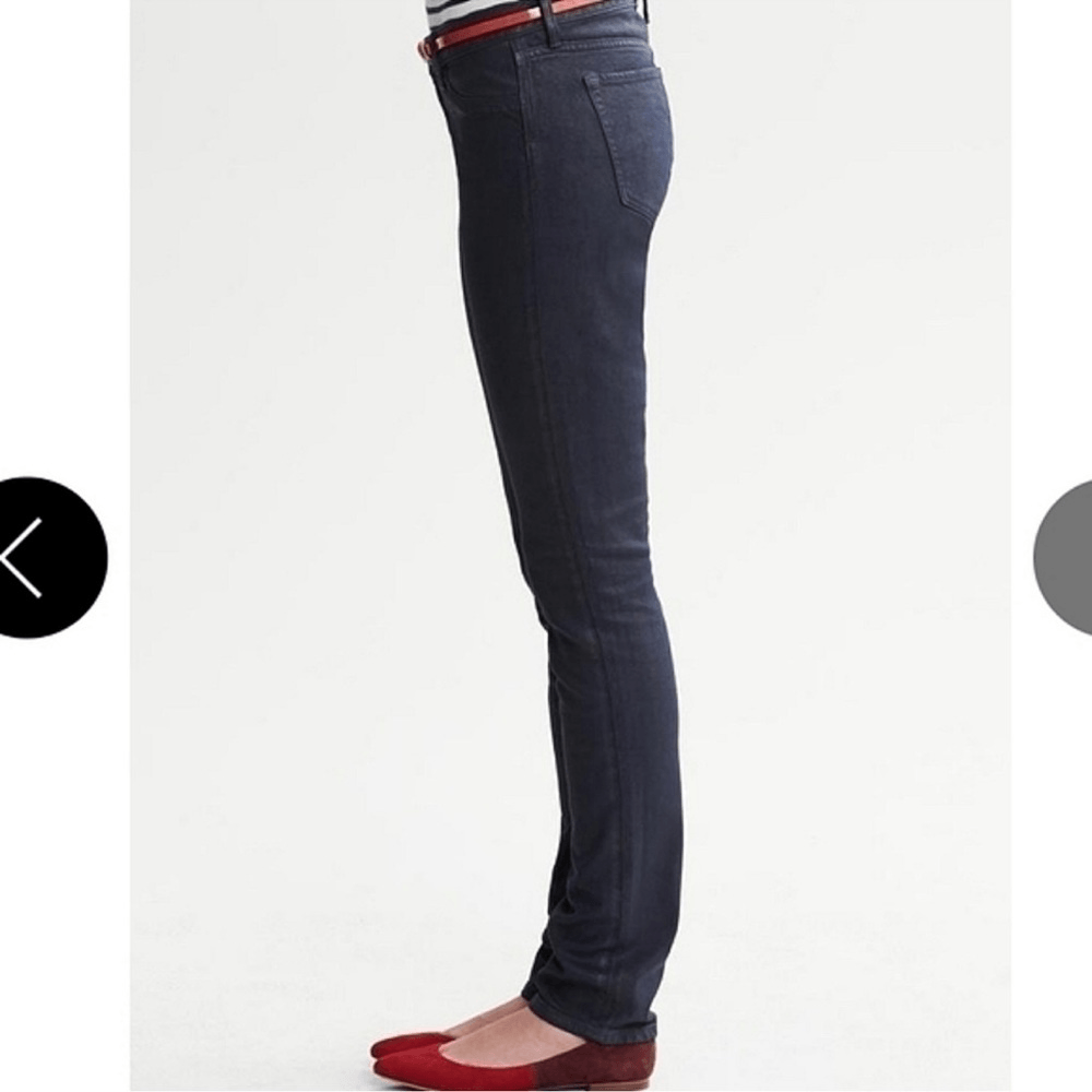 Banana Republic Coated Skinny Jeans Size 27