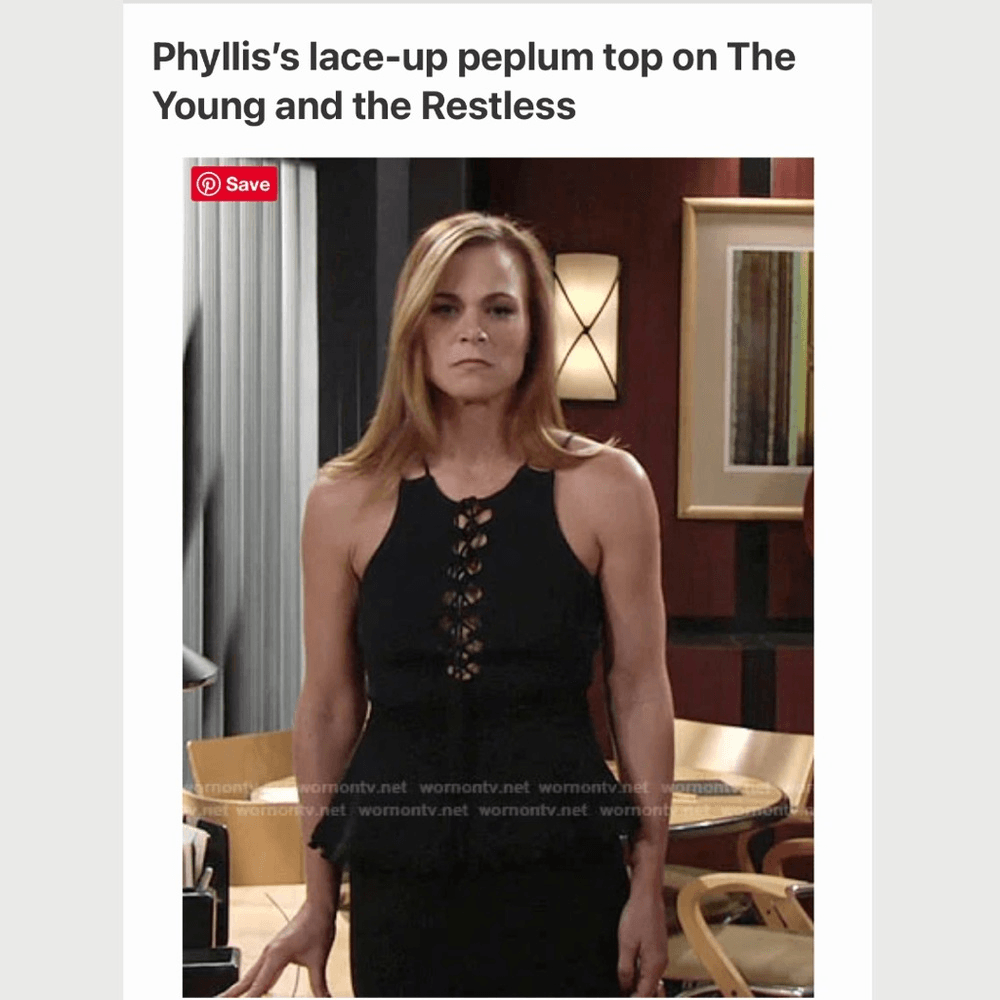 Jonathan Simkhai Lace Up Crepe Peplum Top in Black Size 2 Silk Trim