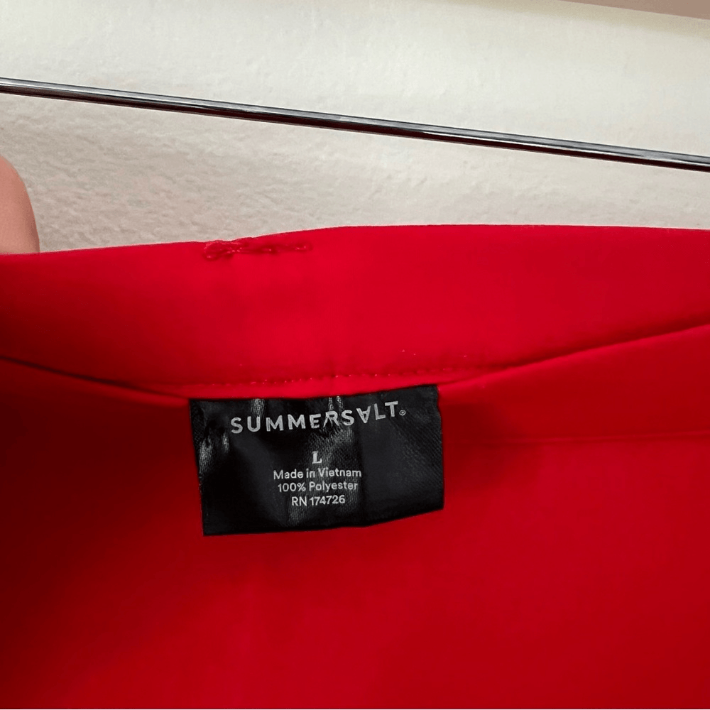 Summersalt The Short Beach to Brunch Coverup Wrap Skirt NEW Size Large Pink