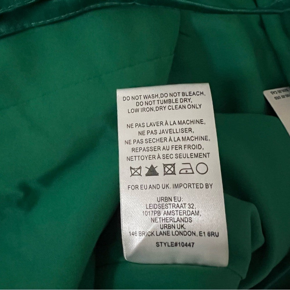 Anthropologie Hutch Satin Bow-Tie Jumpsuit NEW Size Medium