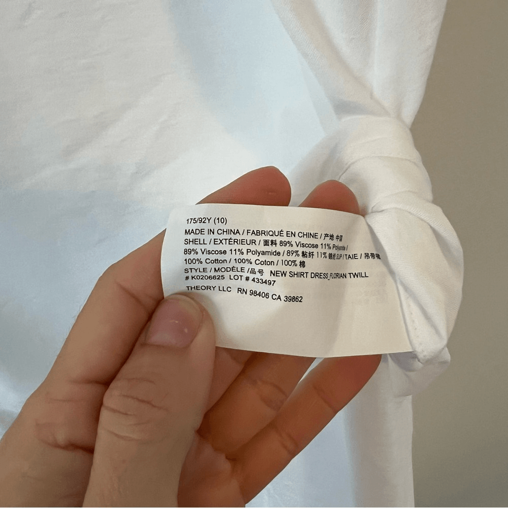 Theory New Shirt Maxi Dress In Florian Twill Sleeveless White Size 10