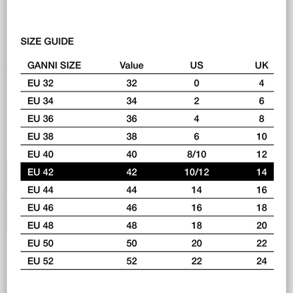 GANNI Smocked Bib Long Sleeve Chiffon Mini Dress NEW EU 42 (US 10/12)