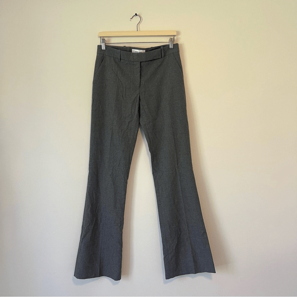 RONNY KOBO 90's Trouser Dress Pants in Grey NEW Size Small Low Rise Y2K 90s