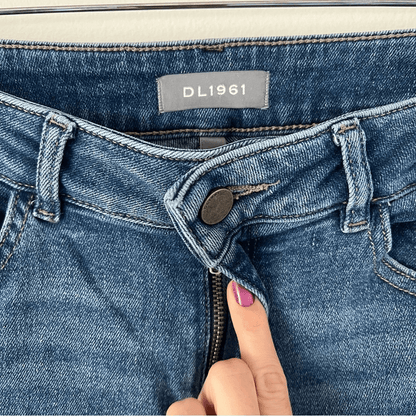 DL1961 Farrow High Rise Skinny Jeans Size 27 Medium Wash