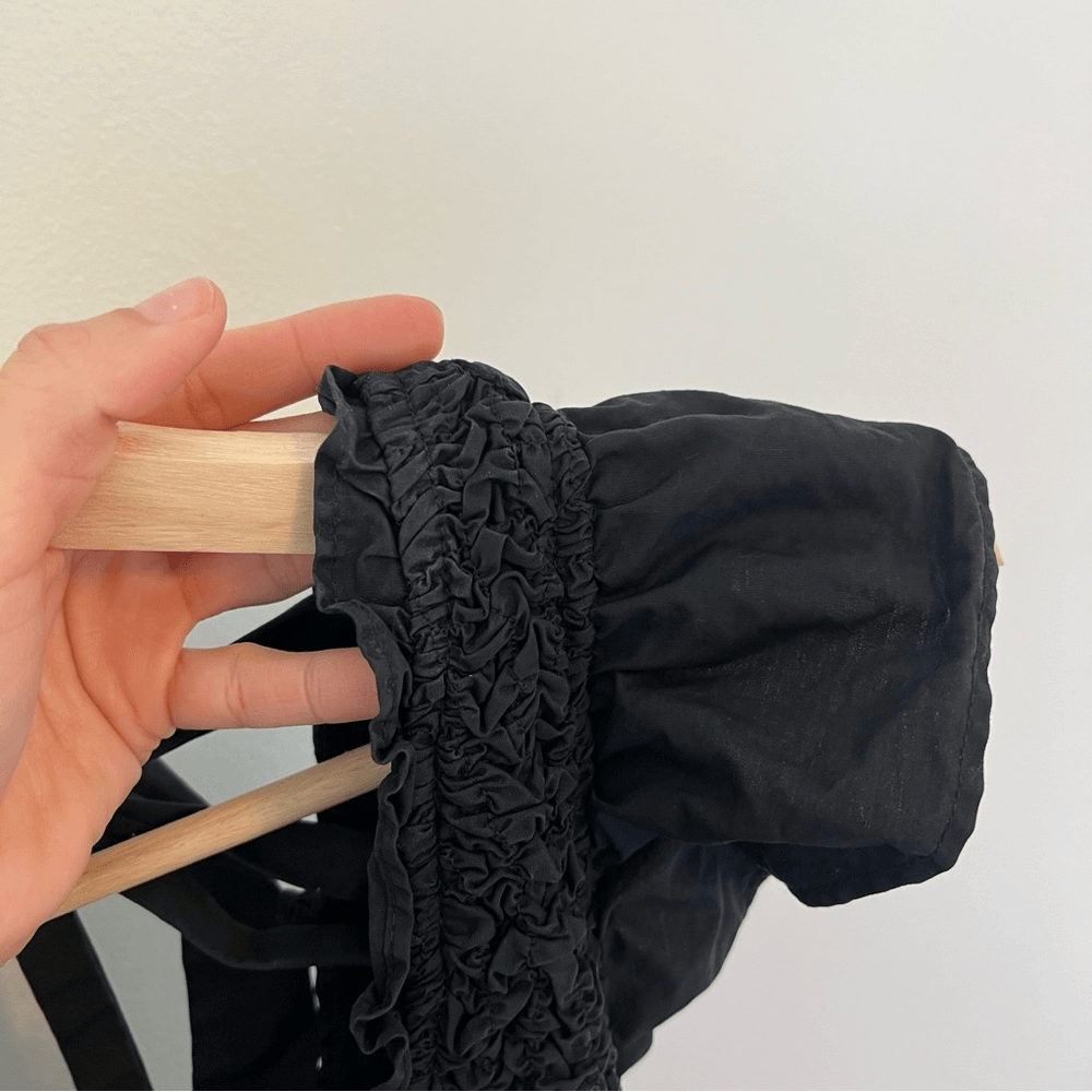 En Saison Black Matisse Flutter Sleeve Dress Size XS