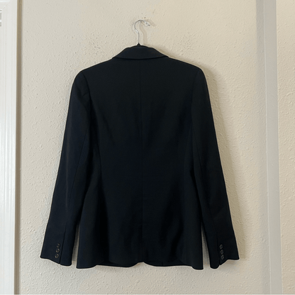 Theory Suzanne B Tuxedo Black Blazer Size Small