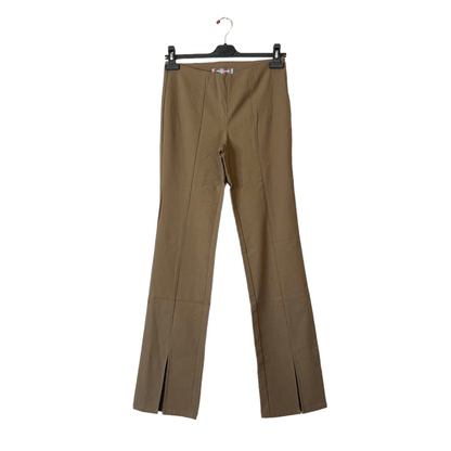 Urban Outfitters Olive Green Front Slit Flare Pants NEW Size 2