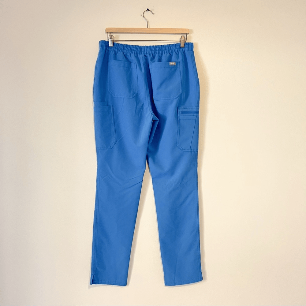 Figs Yola Skinny Scrub Pants in Blue Size M Tall