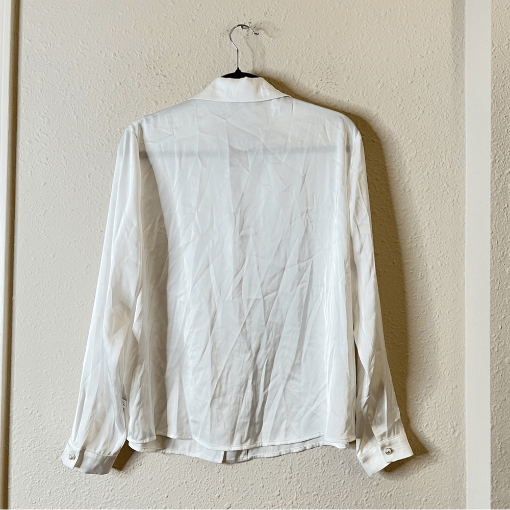 Nadine Merabi Taylor White Shirt NEW Size XXL Bridal Shower Classic