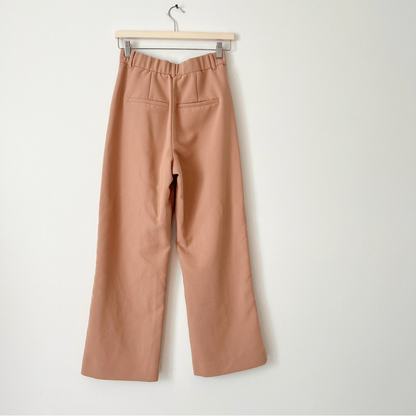 Abercrombie & Fitch Sloan Trousers Wide Leg Pants in Tan Size 27/4S