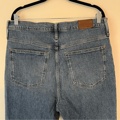 Madewell The Perfect Vintage Straight Jeans Size 33 Medium Wash