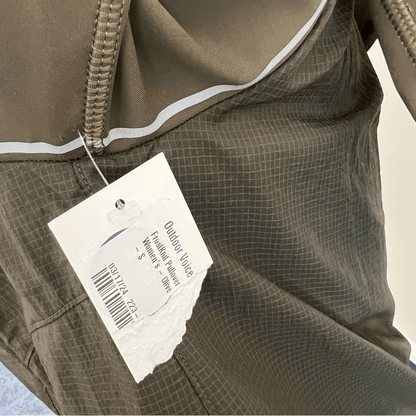 Outdoor Voices Frostknit Pullover Hoodie in Olive Green NEW Size Small