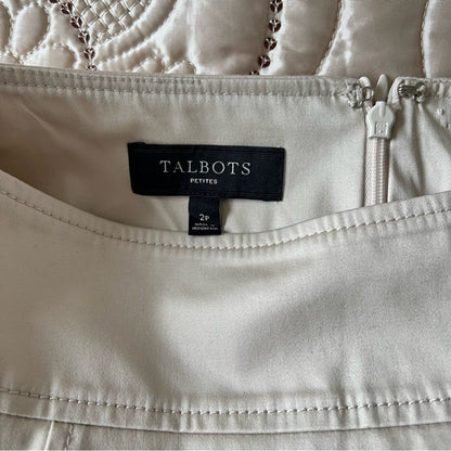 Talbots Petites Fully Lined Pencil Skirt Size 2P