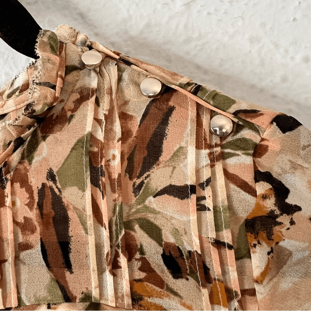 Aritzia Wilfred Lourdes Floral Long Sleeve Blouse Size XS