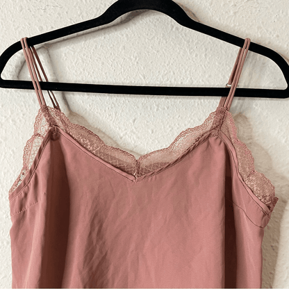 Abercrombie & Fitch Lace Trim Cami Tank Top Size Small