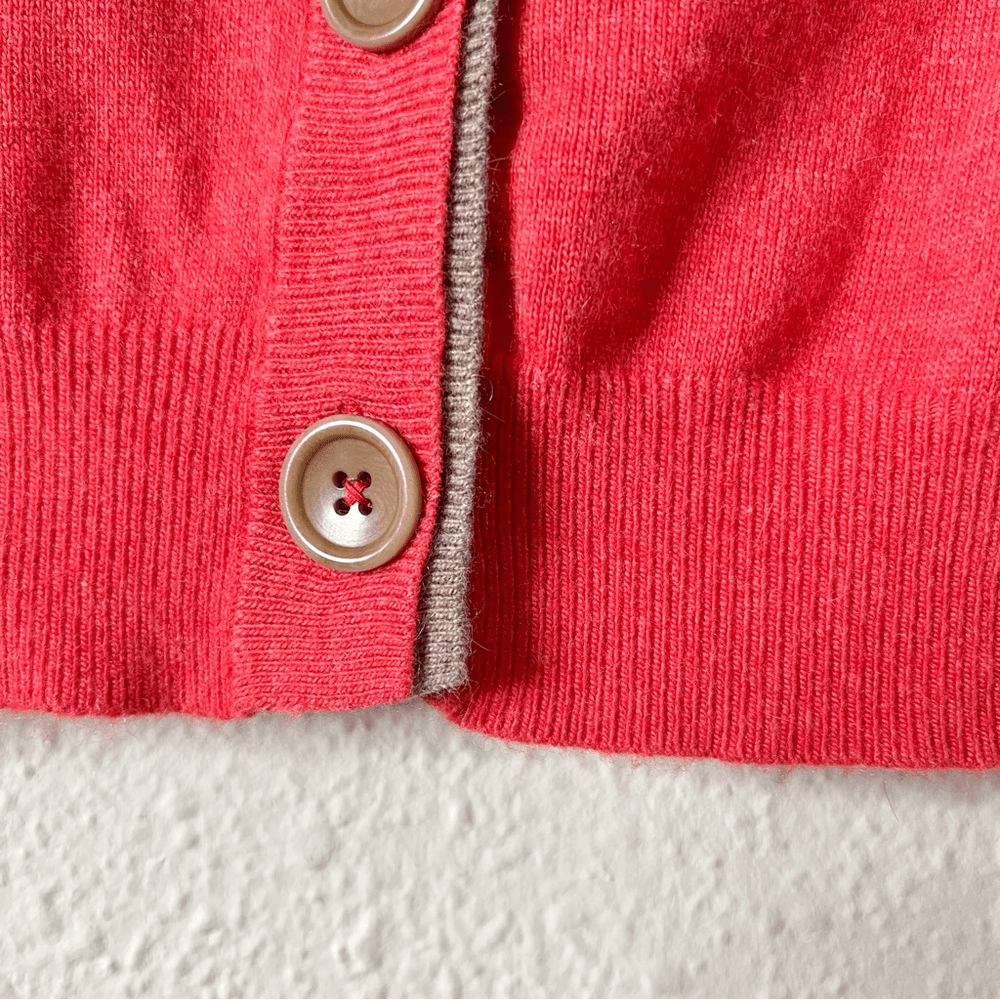 Boden V neck Cardigan Size 16 Cashmere Rabbit Hair Blend