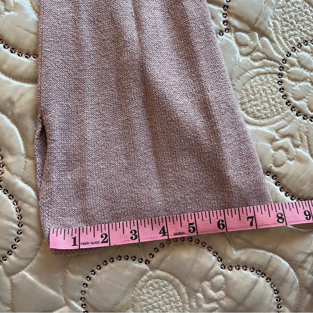 American Eagle Dusty Rose Open Shoulder Sweater Size XS