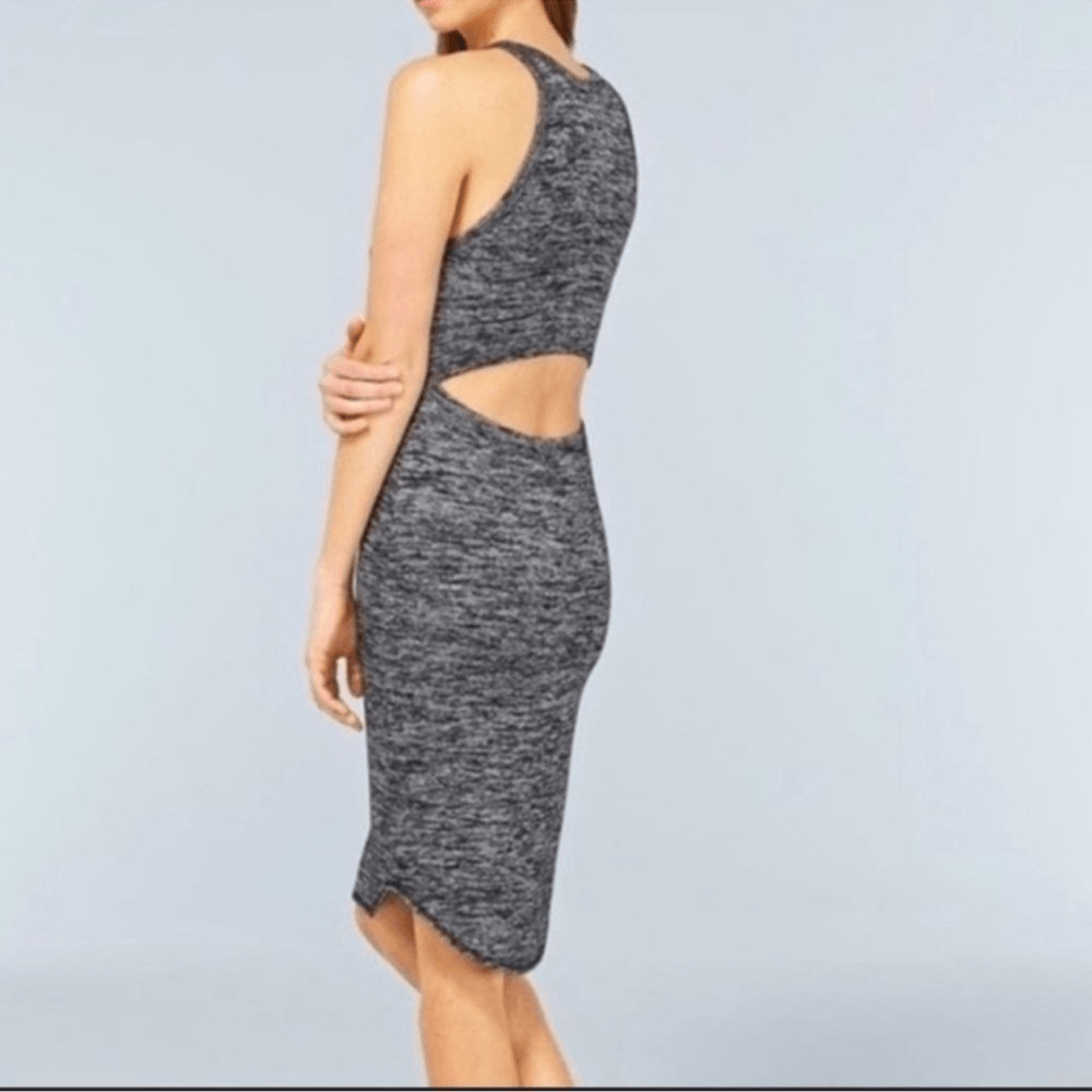 Aritzia Wilfred Free Yasmin Cut Out Dress in Gray Size XS