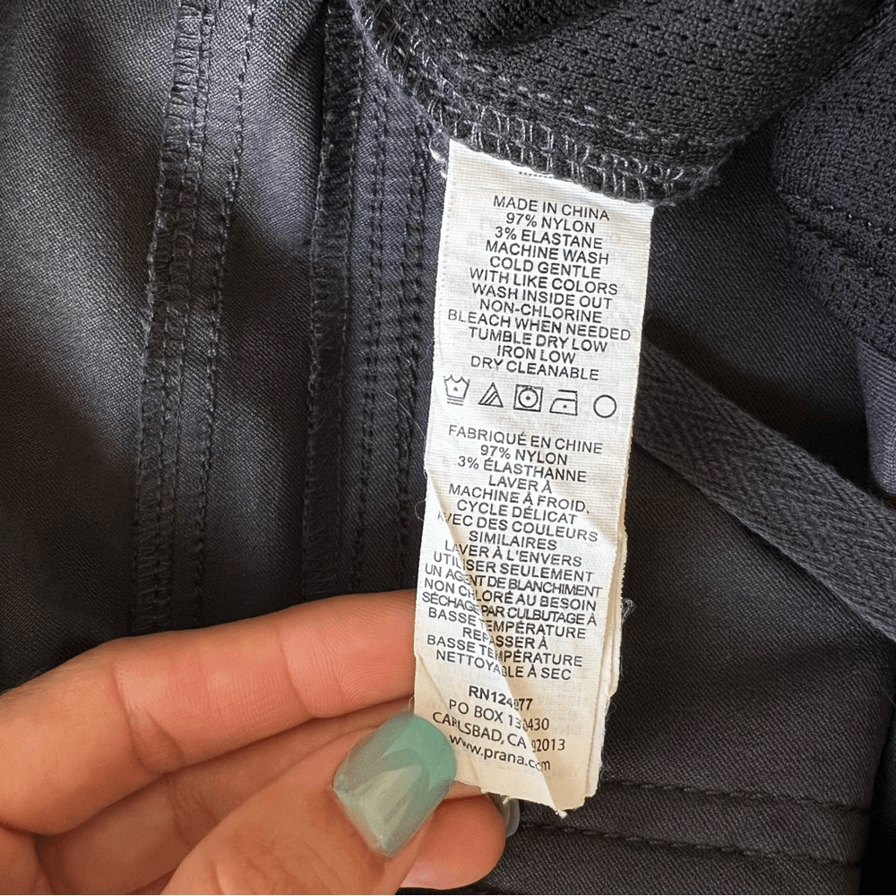 Prana Gray Halle Convertible Cargo Outdoor Pants Gray Size 8