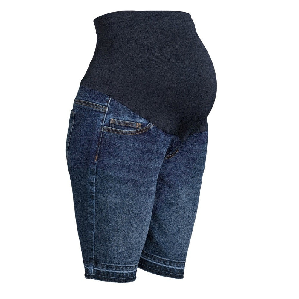 Maternity Bermuda Medium Wash Jean Shorts NEW Size XXL