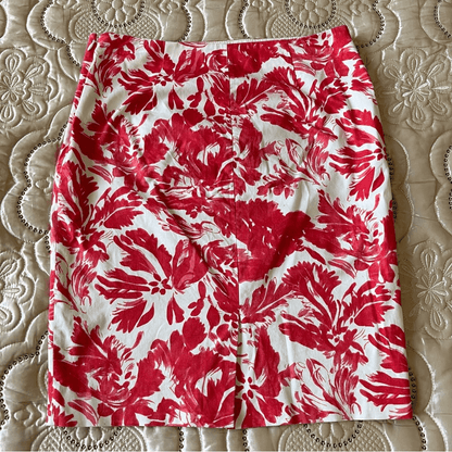 The Limited Dressy Career Floral Print Pencil Skirt Size 4