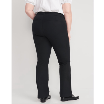 Old Navy High Rise Pixie Flare Pants in Black NEW Plus Size 26