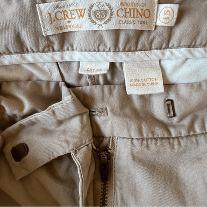J. Crew City Fit Classic Twill Chino Pants Size 4S